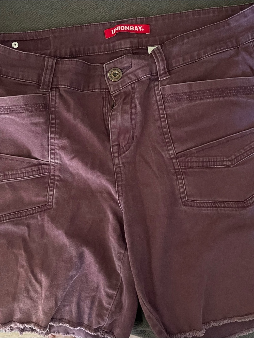 UNIONBAY Women's Plum Cropped Jeans Shorts